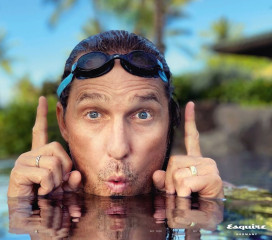 Matthew McConaughey by his kids // 2020  фото №1284461