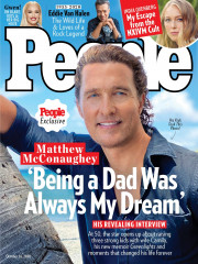 Matthew McConaughey by his kids for People // October 2020 фото №1278634