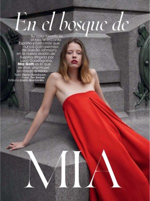MIA GOTH in Glamour Magazine, Spain November 2018 фото №1122194