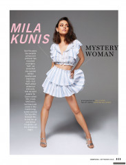 MILA KUNIS in Cosmopolitan Magazines, Russia, Turkey, Sri Lanka September 2018 фото №1109561