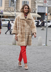 Nathalie Kelley-Street Fashion, Rome фото №1144544
