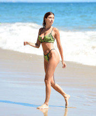 NICOLE WILLIAMS in Michael Costello x Revolve Granger Bikini at a Beach in Malib фото №1266523