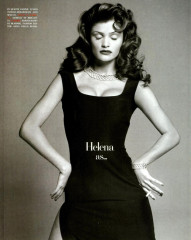 Helena Christensen by Michel Comte for Vogue Italia // April  1993 фото №1285875
