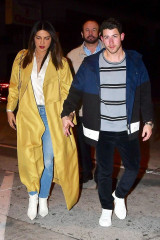 Priyanka Chopra and Nick Jonas – Craig’s Restaurant in West Hollywood 01/23/2019 фото №1136241