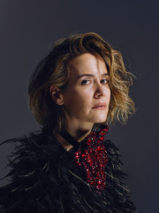 Sarah Paulson by Sam Taylor-Johnson for Harper's Bazaar // 2020 фото №1276223