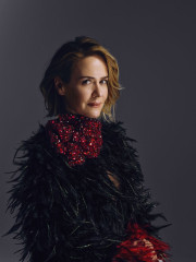 Sarah Paulson by Sam Taylor-Johnson for Harper's Bazaar // 2020 фото №1276220