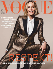 SHARON STONE in Vogue Magazine, Germany May 2020 фото №1253788