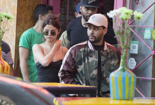 The Weeknd With Selena Gomez  in Buenos Aires фото №951093