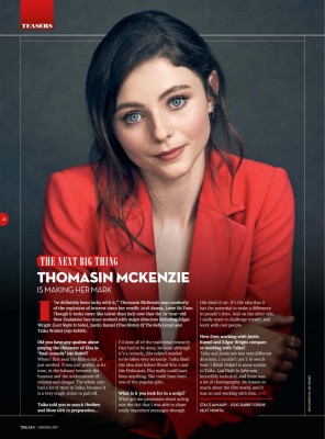 THOMASIN MCKENZIE in Total Film Magazine, Christmas 2019 фото №1239543