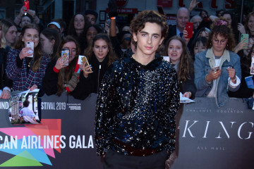 Timothée Chalamet - 'The King' Screening at 63rd BFI LFF 10/03/2019 фото №1313443