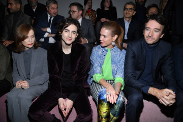 Timothée Chalamet - Berluti Menswear FW 2018/2019 Show at PFW 01/19/2018 фото №1332768