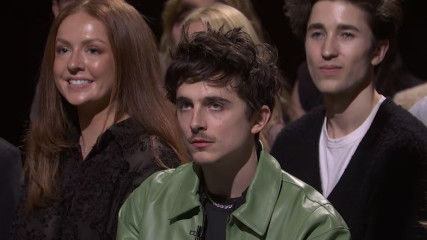 Timothée Chalamet - SNL, 50x12 Timothée Chalamet (New York 01/25/2025) фото №1411520