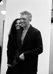 Vincent Cassel + Tina Kunakey for The Kooples // 2021 фото №1289536