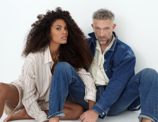 Vincent Cassel + Tina Kunakey by Dant Studio for Madame Figaro // 2021 фото №1289848