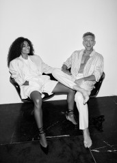 Vincent Cassel + Tina Kunakey for The Kooples // 2021 фото №1289544