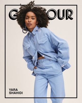 YARA SHAHIDI for Glamour Magazine, October 2019 фото №1229678