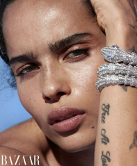 Zoe Kravitz in Harper’s Bazaar Magazine, October 2018   фото №1101447