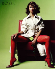 Zoe Saldana – for Harper's Bazaar Magazine, February 2025 фото №1411190