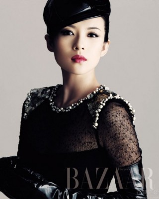 Фото 4921 к новости Чжан Цзыи в журнале Harpers Bazaar. China. Октябрь 2009