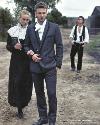 Фото 5560 к новости Дайан Крюгер в журнале Vogue by Karl Lagerfeld. Германия. Октябрь 2009