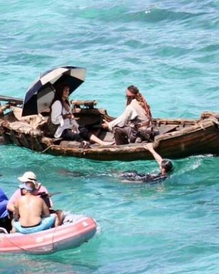 Фото 10784 к новости Съемки «Пиратов Карибского моря». Пенелопа Крус 100% беременна