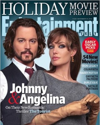 Фото 12218 к новости Анджелина Джоли и Джонни Депп на обложке Entertainment Weekly