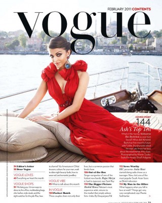 Фото 13783 к новости Айшвария Рай в журнале Vogue. Индия. Февраль 2011