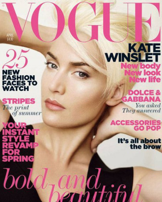Фото 14700 к новости Кейт Уинслет в журнале Vogue UK. Апрель 2011