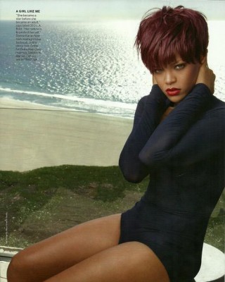 Фото 14780 к новости Рианна в журнале Vogue US. Апрель 2011. Сканы и видео со съемок