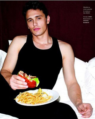 Фото 14922 к новости Джеймс Франко в журнале Vogue Hommes International Париж. Апрель 2011