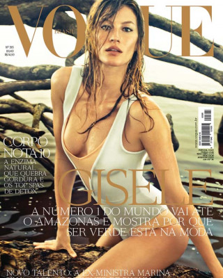 Фото 16881 к новости Жизель в Vogue Brasil 