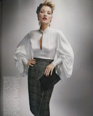 Фото 17220 к новости Кейт Мосс для Vogue UK (Август 2011)