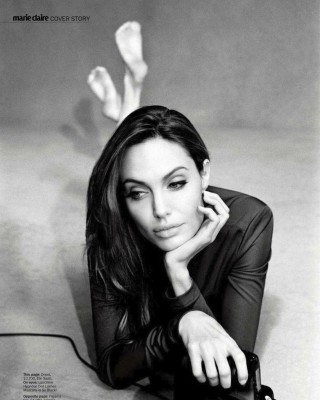 Фото 19937 к новости Анджелина Джоли в журнале Marie Claire