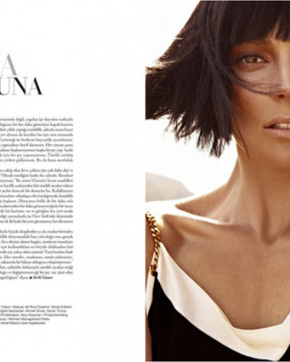 Ива Лагуна в турецком Harper’s Bazaar 