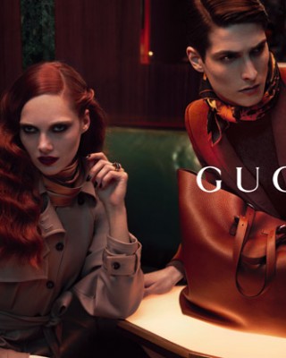 Кармен Педару и Надя Бендер в рекламе Gucci