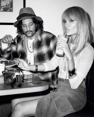 Наташа Поли и Тони Вард в Vogue Paris