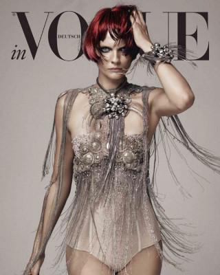 Каролин Волтер в немецком Vogue 