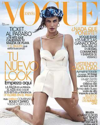 Фото 29798 к новости Аймилин Валэйд в испанском Vogue