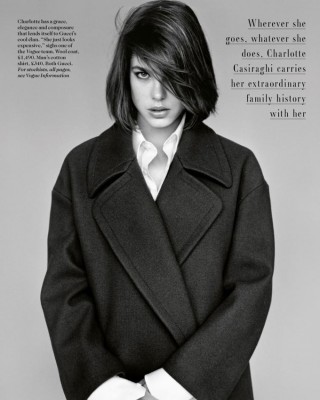 Фото 30578 к новости Шарлотта Казираги в британском Vogue
