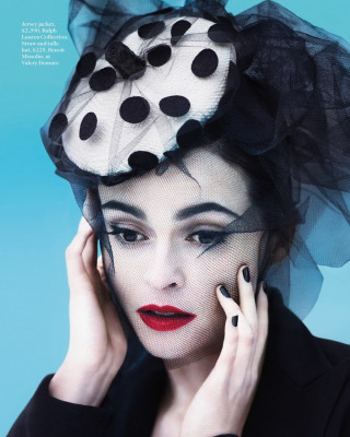 Фото 30585 к новости Хелена Бонэм Картер в британском Vogue