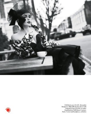 Фото 30586 к новости Хелена Бонэм Картер в британском Vogue