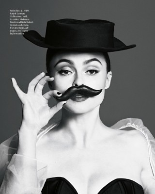 Фото 30590 к новости Хелена Бонэм Картер в британском Vogue