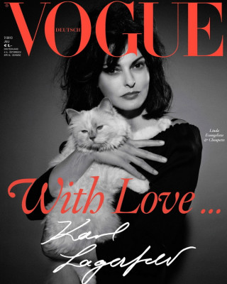 Фото 30784 к новости Линда Эванжелиста в немецком Vogue