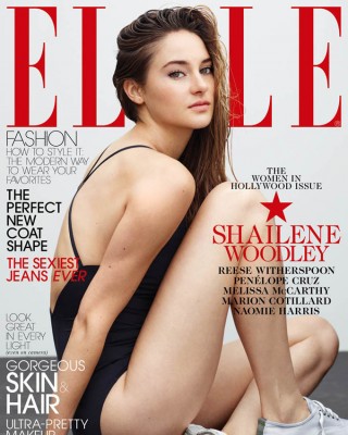 Фото 32513 к новости На страницах американского Elle голливудские красавицы