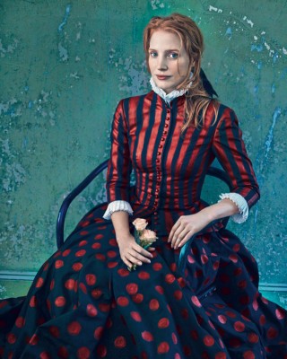 Фото 33213 к новости Джессика Честейн в американском Vogue
