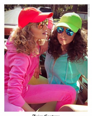 Фото 34334 к новости Рози Хантингтон-Уайтли и Эмили ДиДонато специально для Juicy Couture 