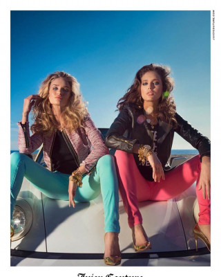 Фото 34337 к новости Рози Хантингтон-Уайтли и Эмили ДиДонато специально для Juicy Couture 