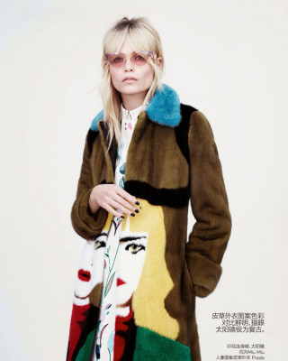 Фото 35685 к новости Наташа Поли в китайском Vogue