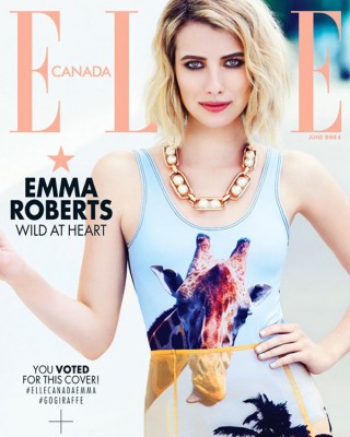 Фото 35961 к новости Эмма Робертс в канадском Elle