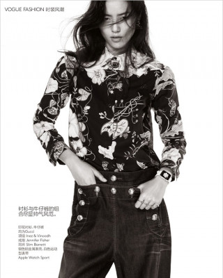 Фото 38226 к новости Лю Вэн в китайском Vogue
